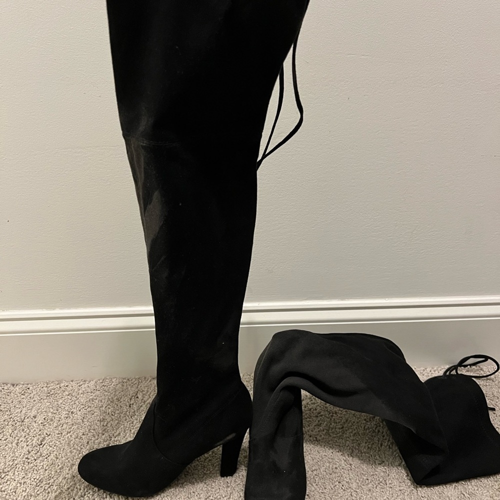 Steve Madden over the knee suede boots